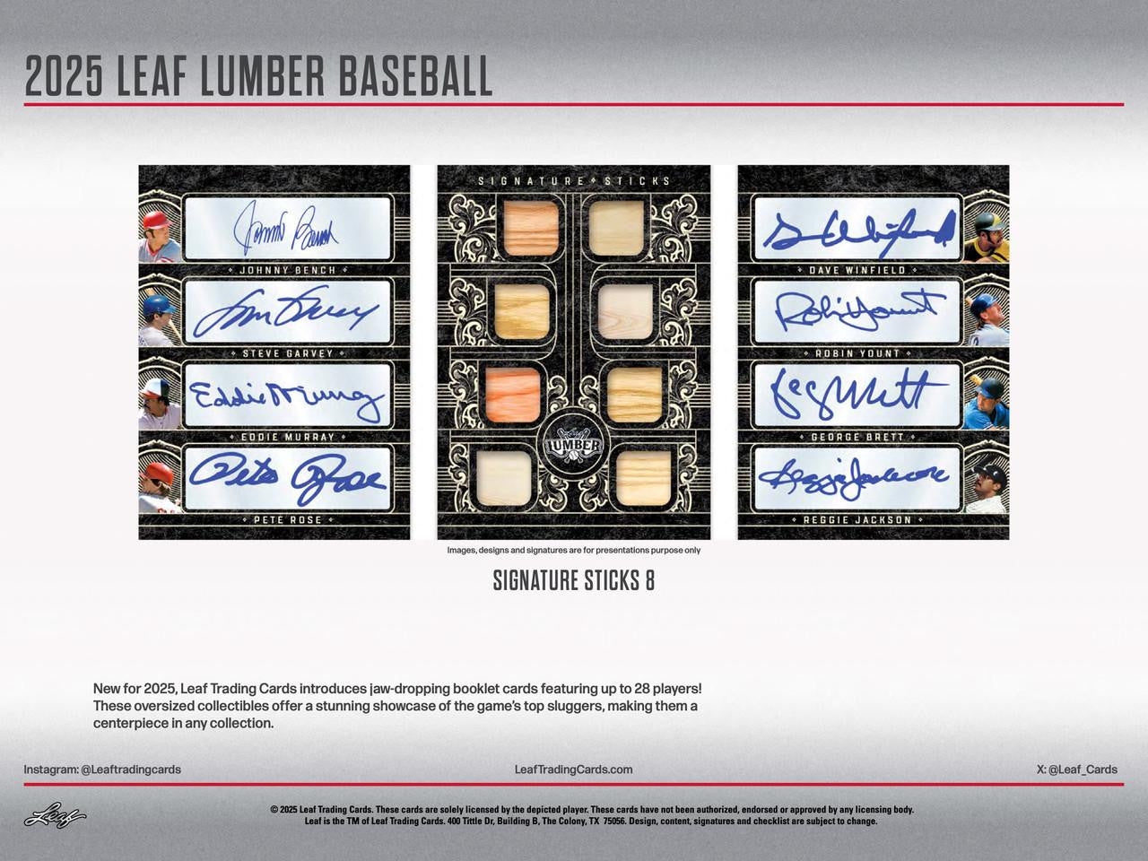 2025 Leaf Lumber Baseball Hobby Box