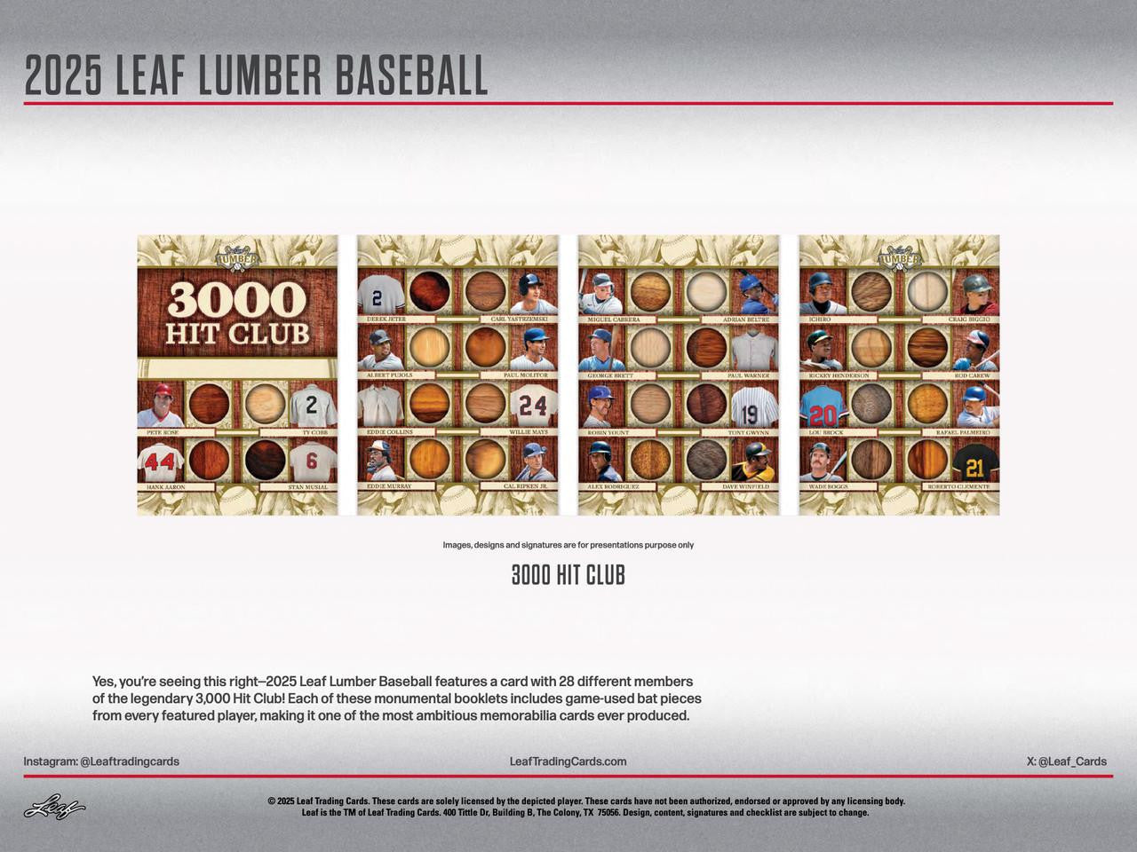 2025 Leaf Lumber Baseball Hobby Box