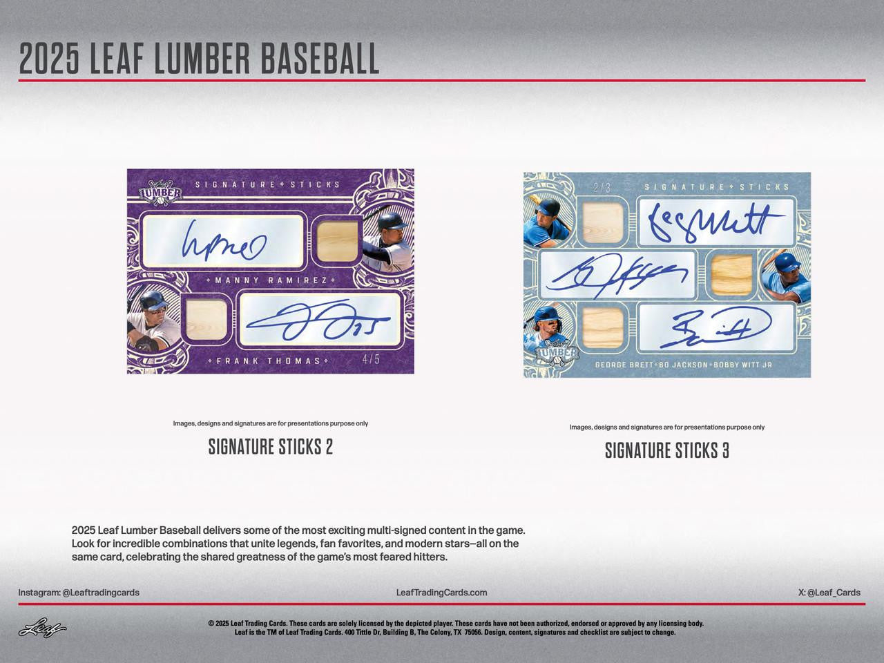 2025 Leaf Lumber Baseball Hobby Box