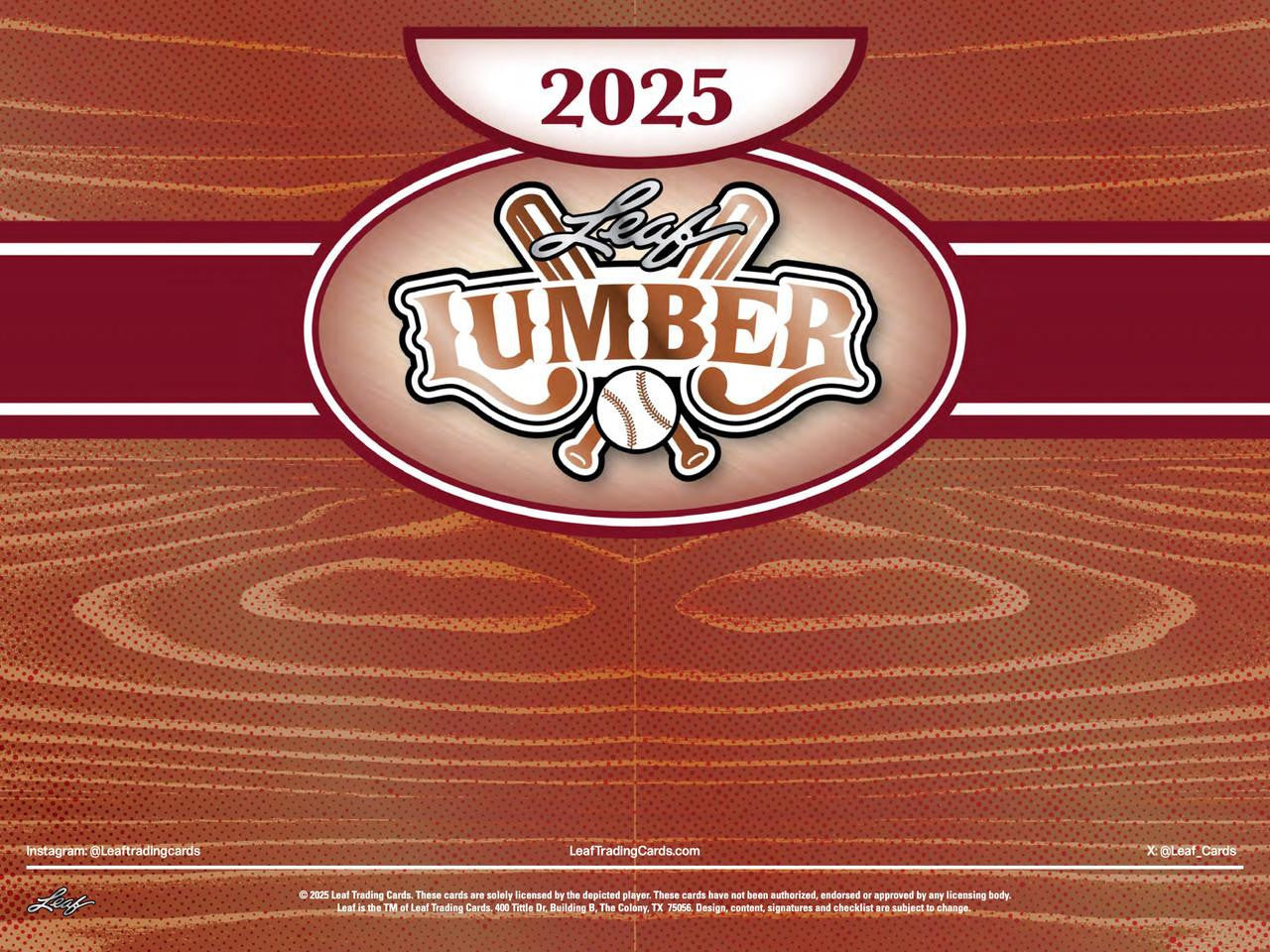 2025 Leaf Lumber Baseball Hobby Box