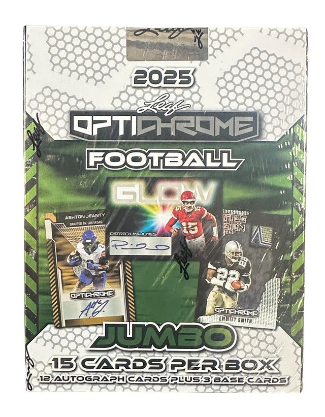 2025 Leaf Optichrome Football Jumbo Hobby Box