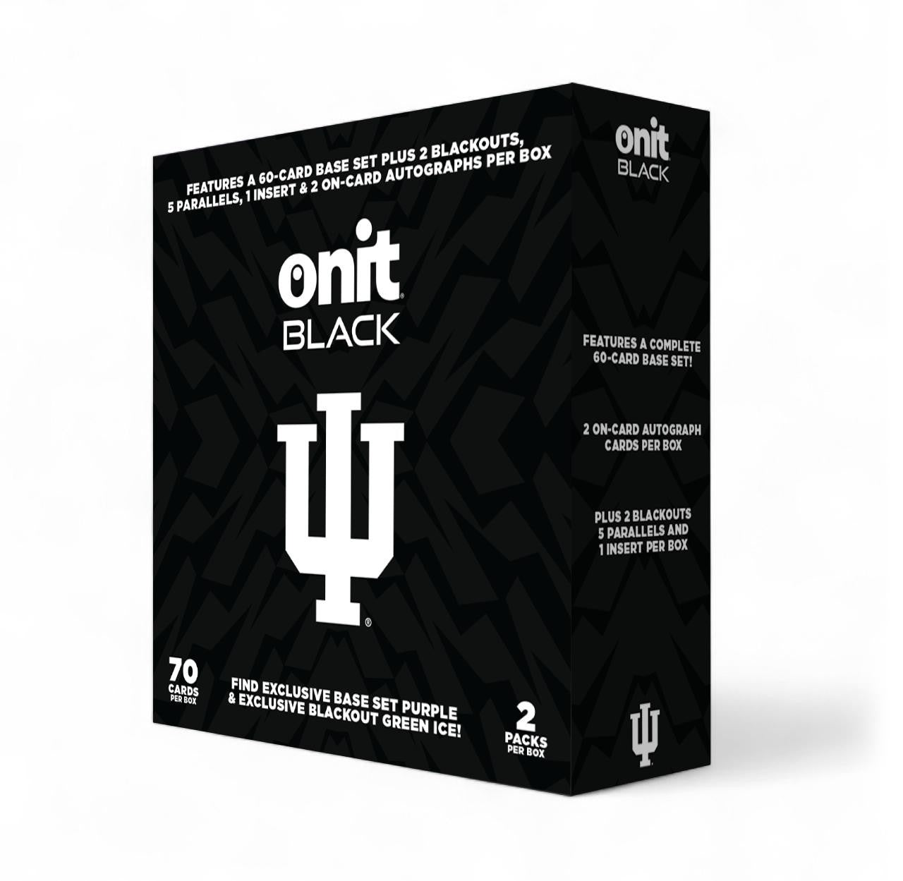 2025 Onit Black Indiana University Football Ultra Edition Box