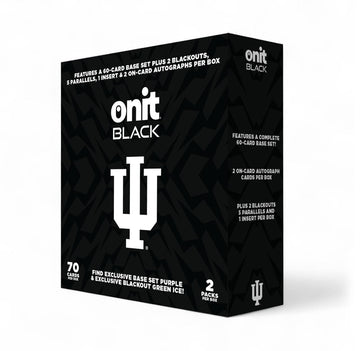 2025 Onit Black Indiana University Football Ultra Edition Box