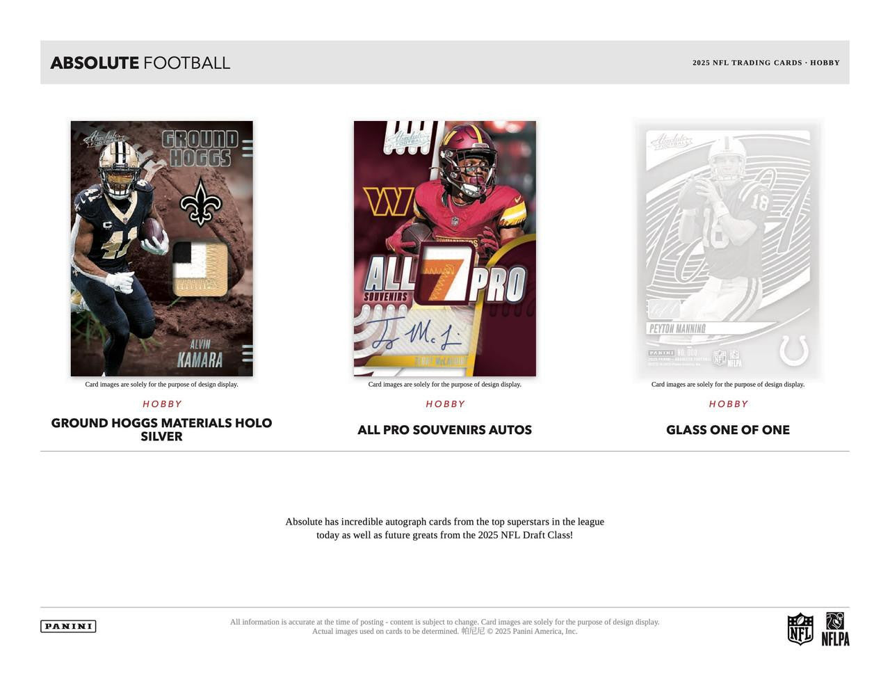 2025 Panini Absolute Football Hobby Box
