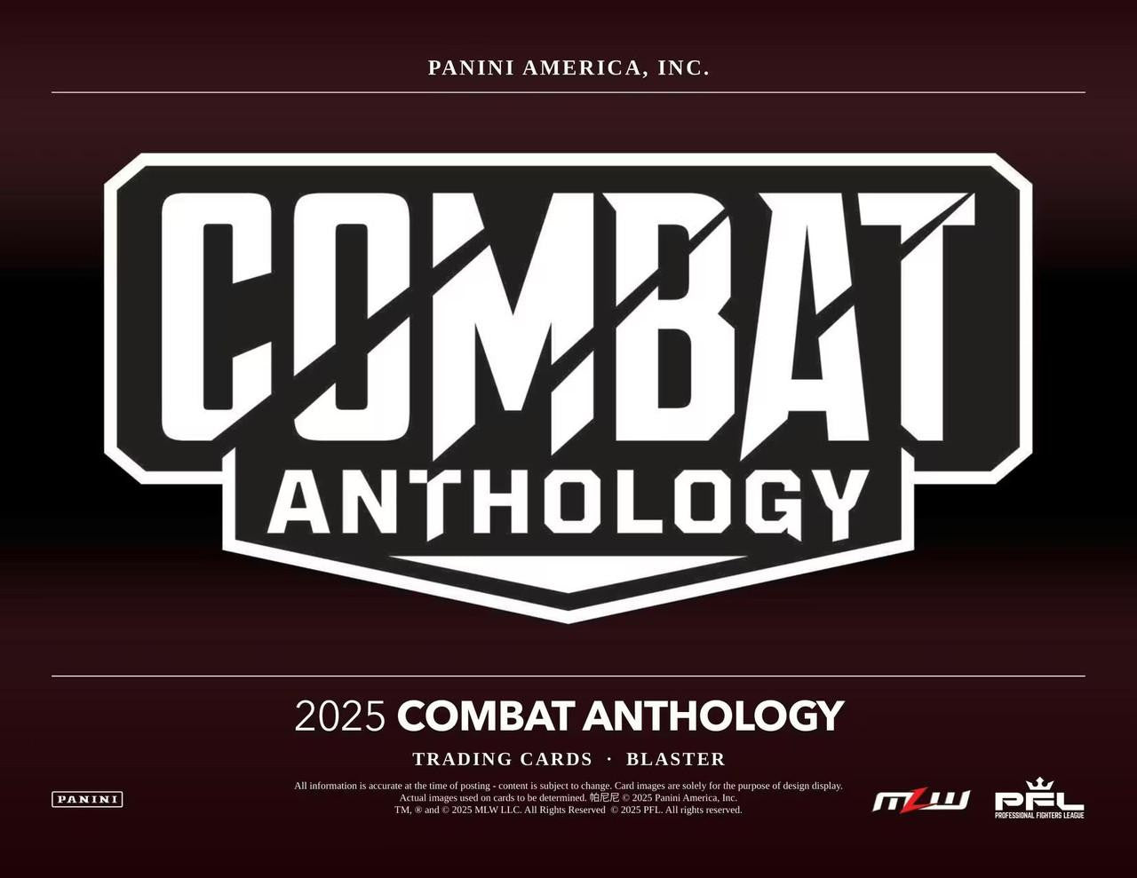 2025 Panini Combat Anthology Blaster Box