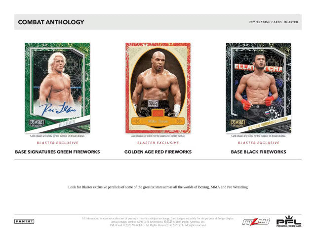 2025 Panini Combat Anthology Blaster Box