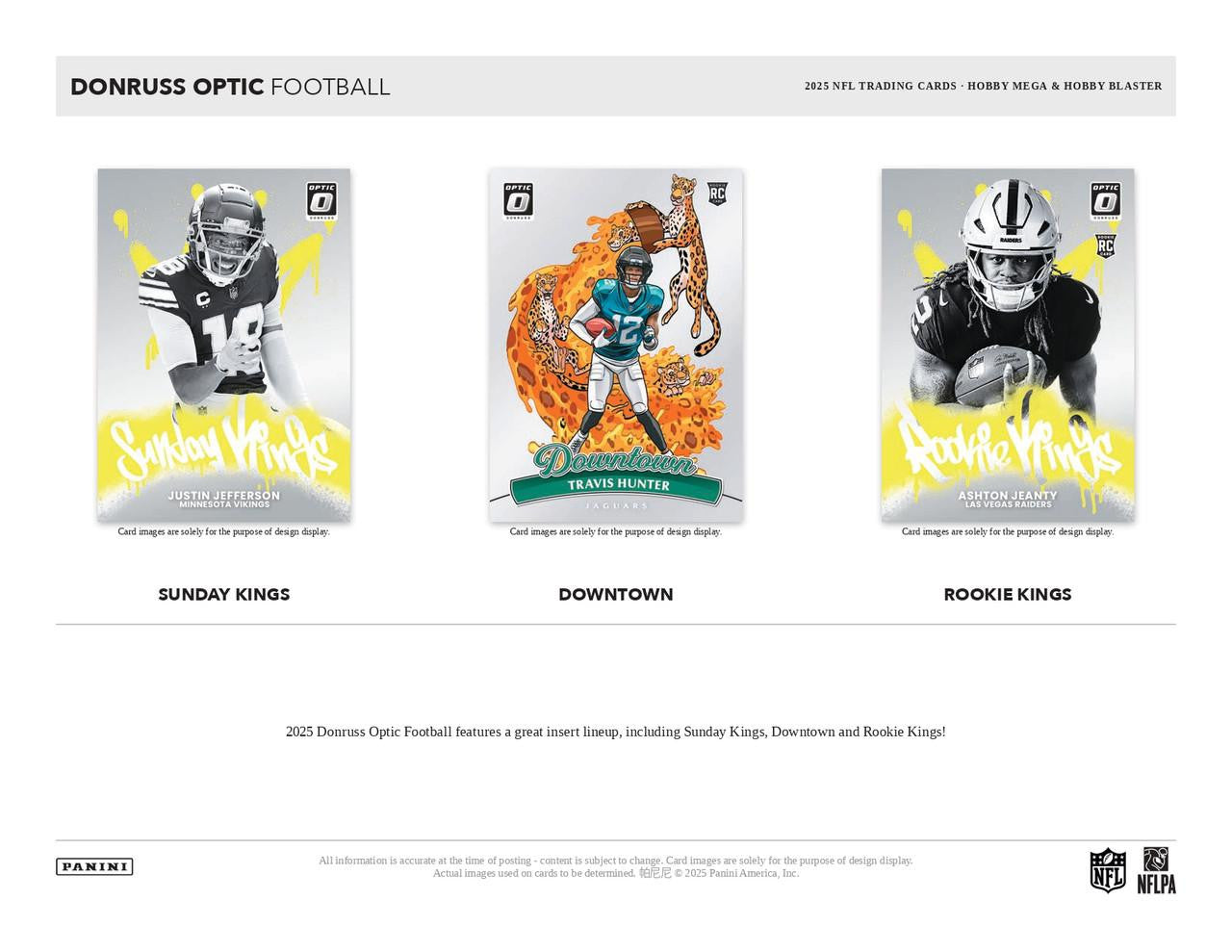 2025 Panini Donruss Optic Football Hobby Blaster Box (Blue Scope)