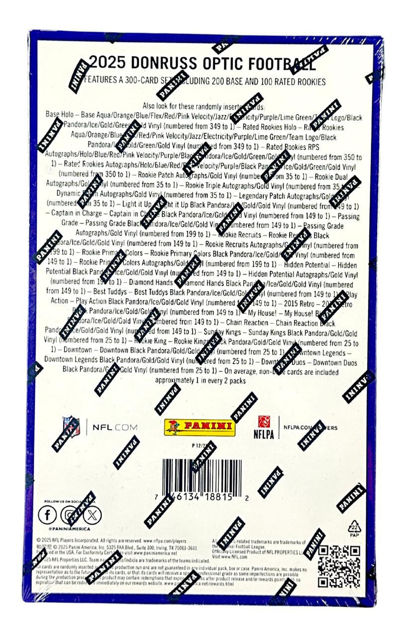 2025 Panini Donruss Optic Football Hobby Box