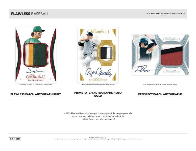2025 Panini Flawless Baseball Hobby Box Case (2)