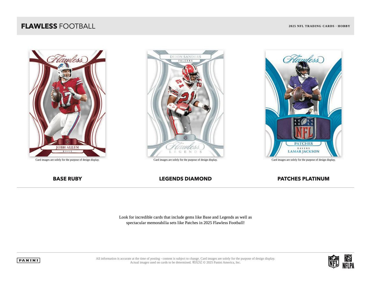 2025 Panini Flawless NFL Football Hobby Box