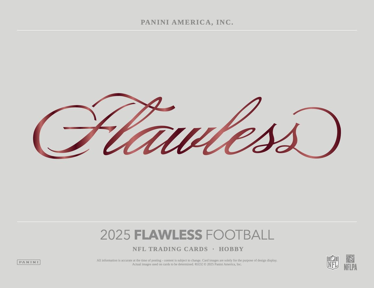 2025 Panini Flawless NFL Football Hobby Box