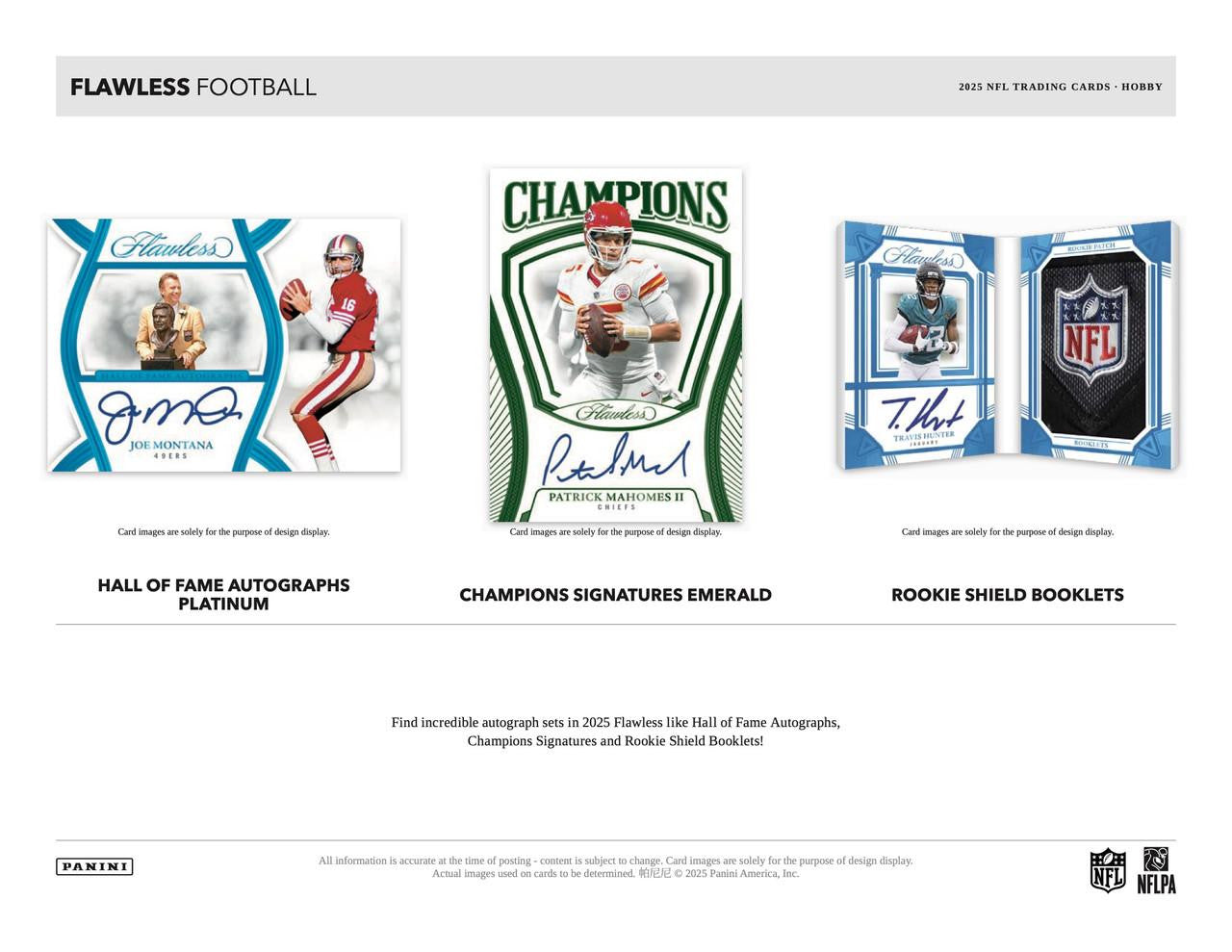 2025 Panini Flawless NFL Football Hobby Box