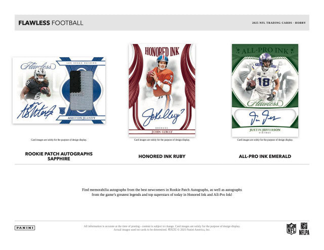 2025 Panini Flawless NFL Football Hobby Box