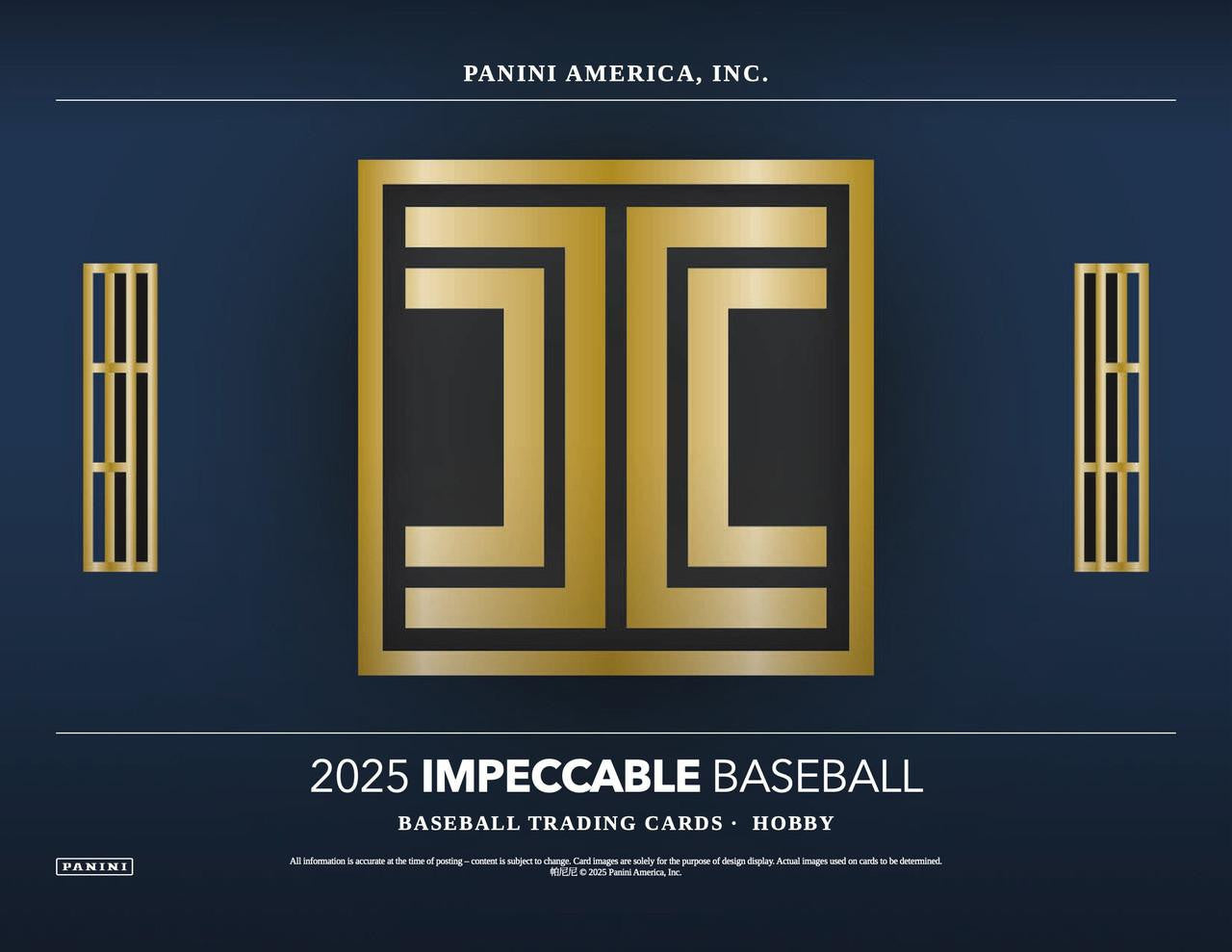2025 Panini Impeccable Baseball Hobby Box