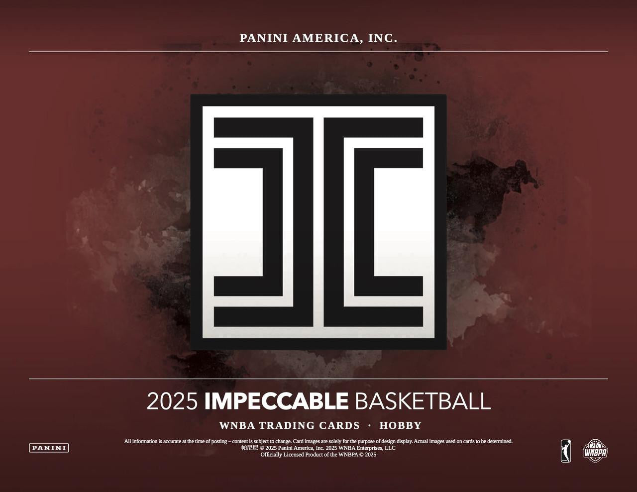 2025 Panini Impeccable WNBA Basketball Hobby Case (3)