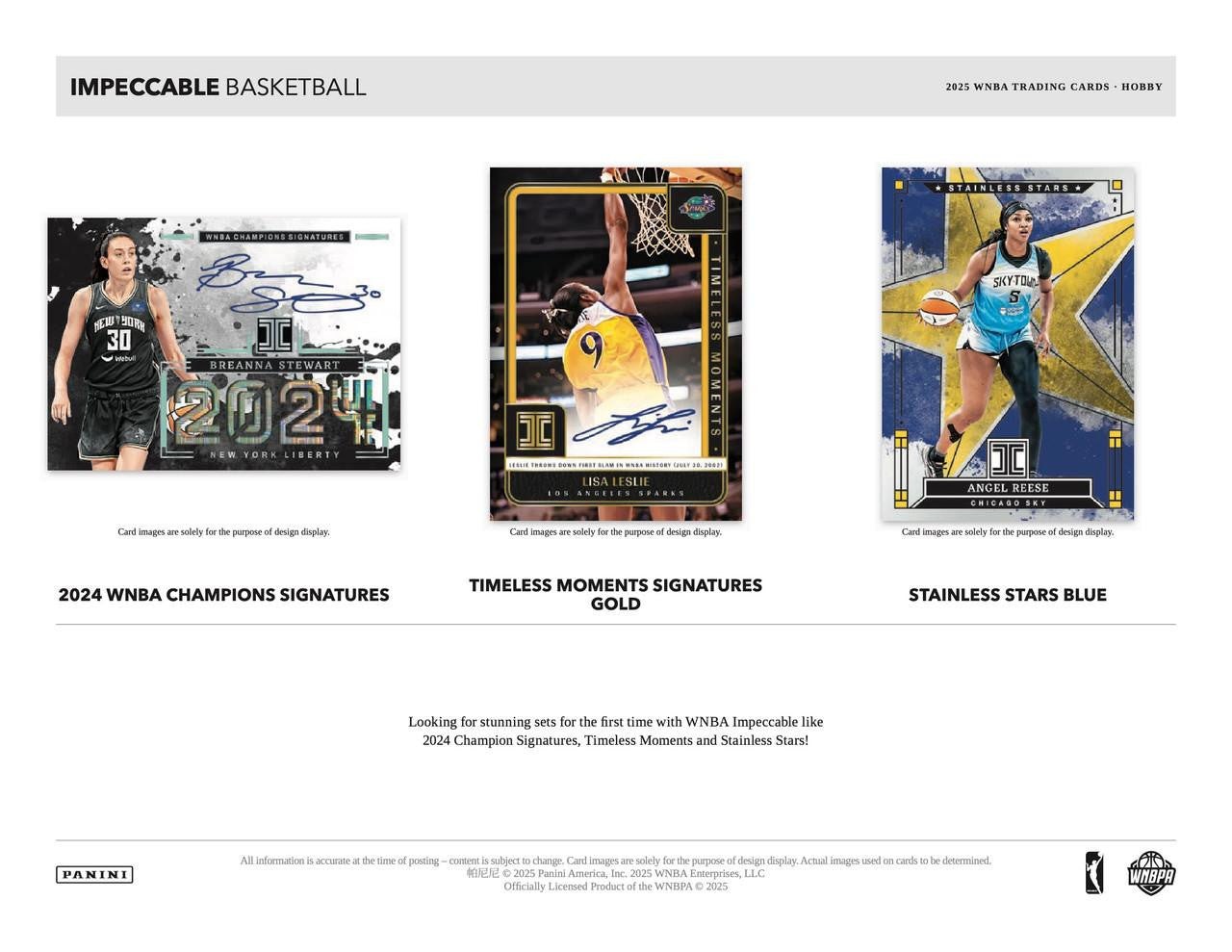 2025 Panini Impeccable WNBA Basketball Hobby Case (3)