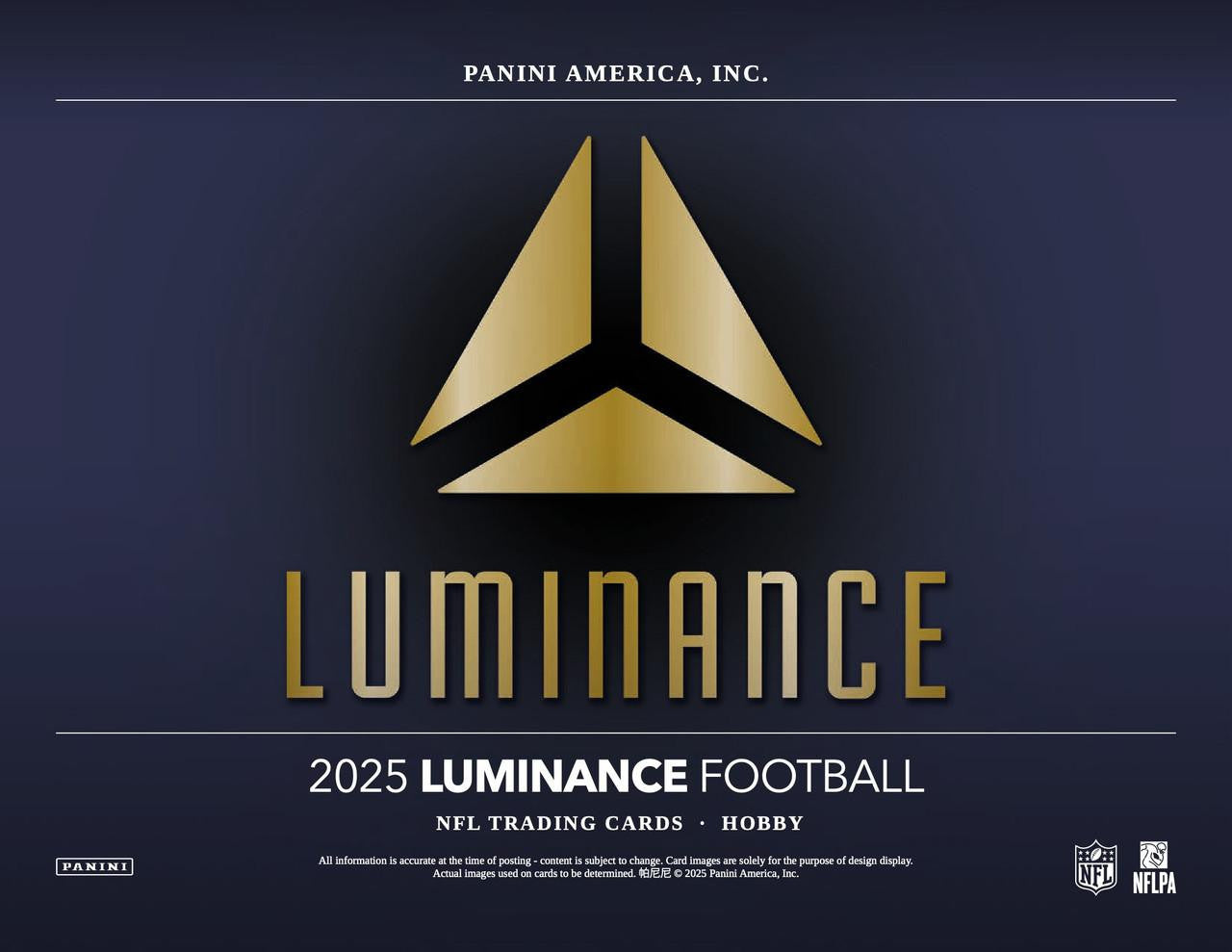 2025 Panini Luminance Football Hobby Box