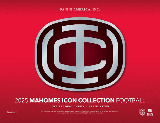 2025 Panini Patrick Mahomes Icon Collection Football Blaster Box