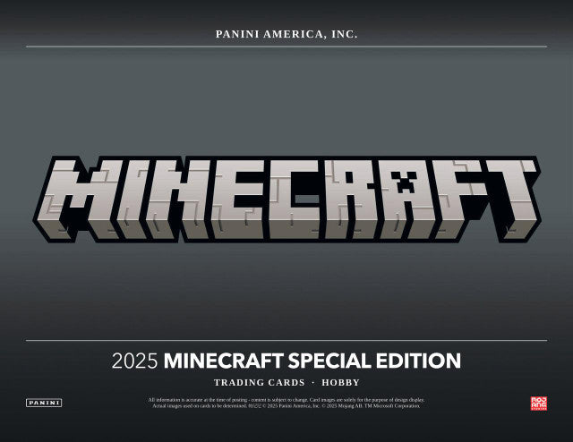 2025 Panini Minecraft Special Edition Hobby Box