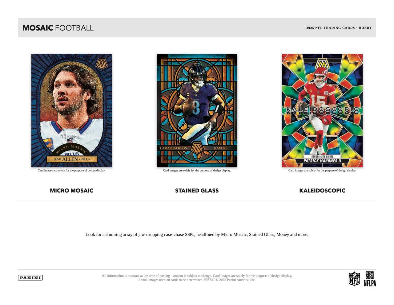 2025 Panini Mosaic Football Hobby Box