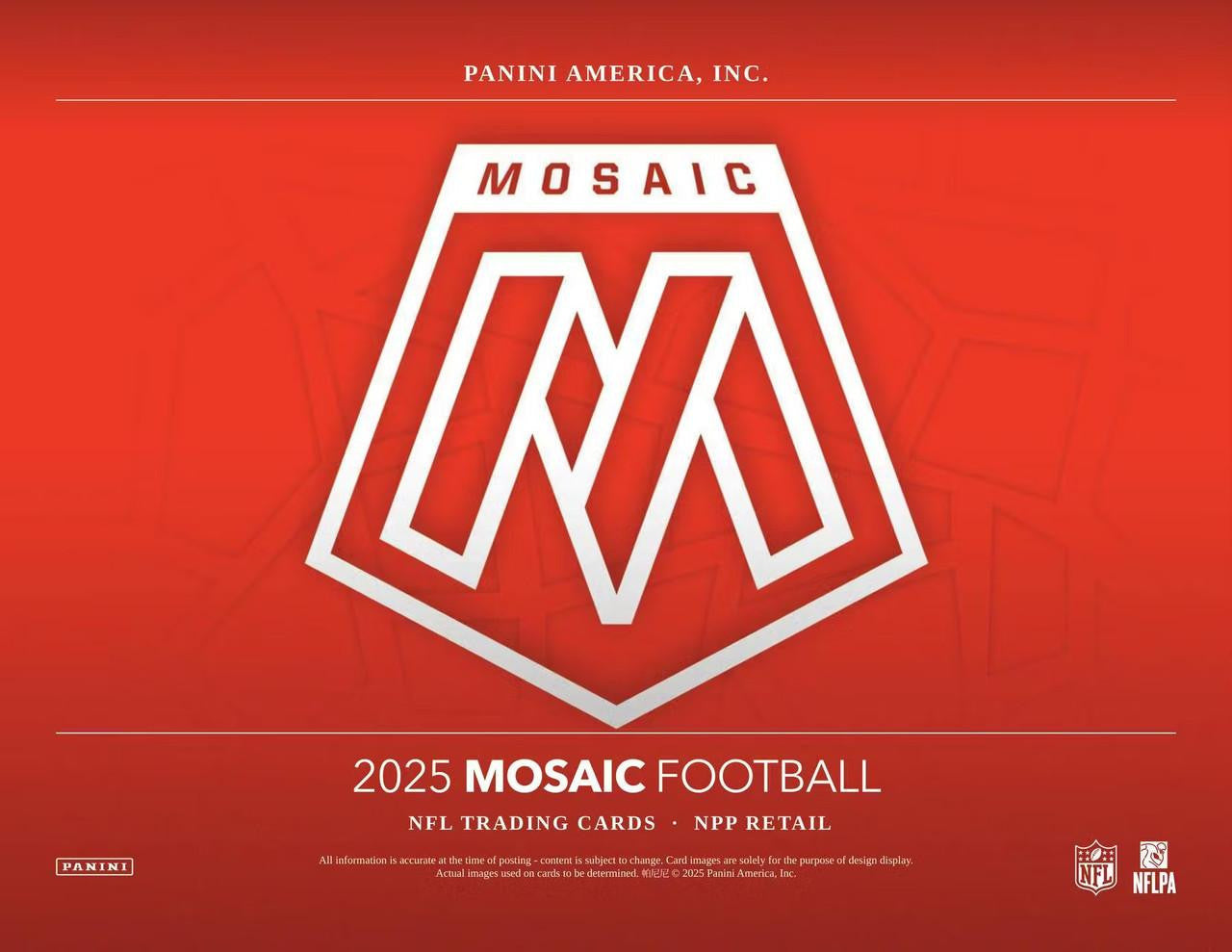 2025 Panini Mosaic Football Blaster Box