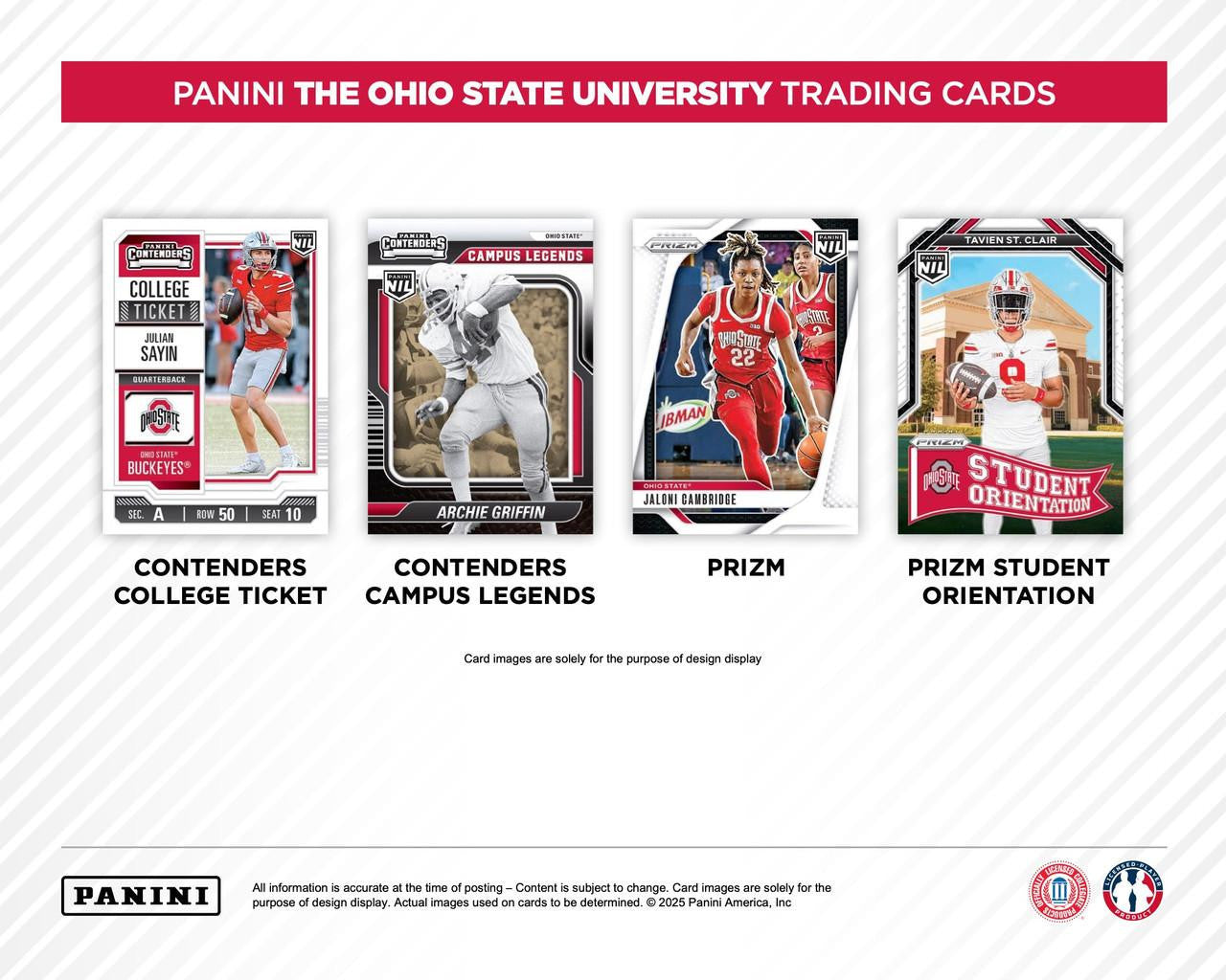 2025 Panini NIL The Ohio State University Hobby Box