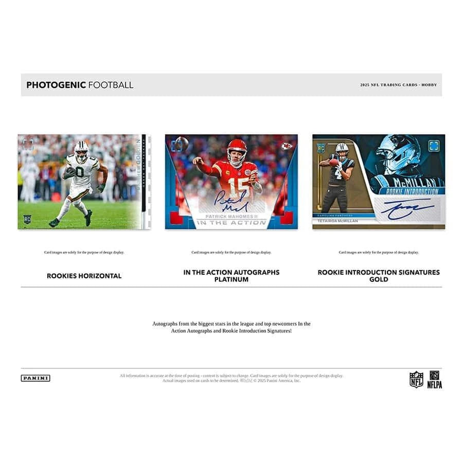 2025 Panini Photogenic Football Hobby Box