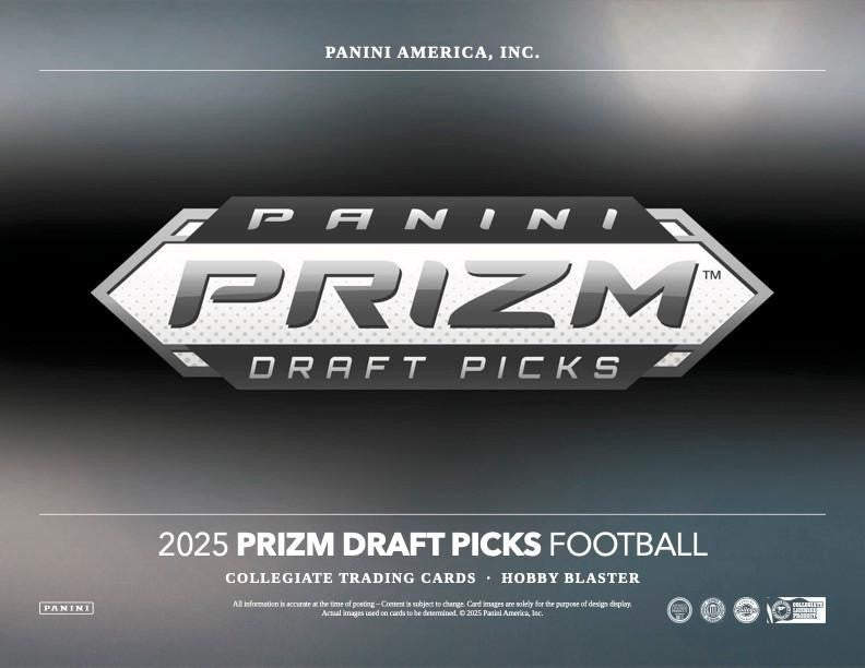 2025 Panini Prizm Draft Picks Collegiate Football Hobby Blaster Box