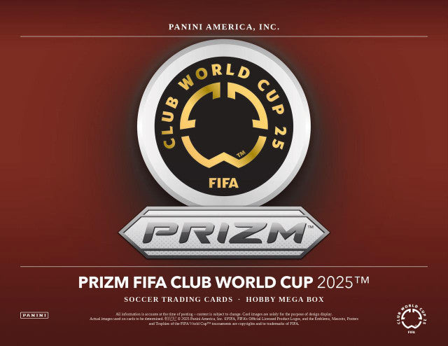 2025 Panini Prizm FIFA Club World Cup Soccer Hobby Mega Box