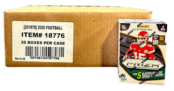 2025 Panini Prizm Football Hobby Blaster Box (Orange Ice) CASE (20)