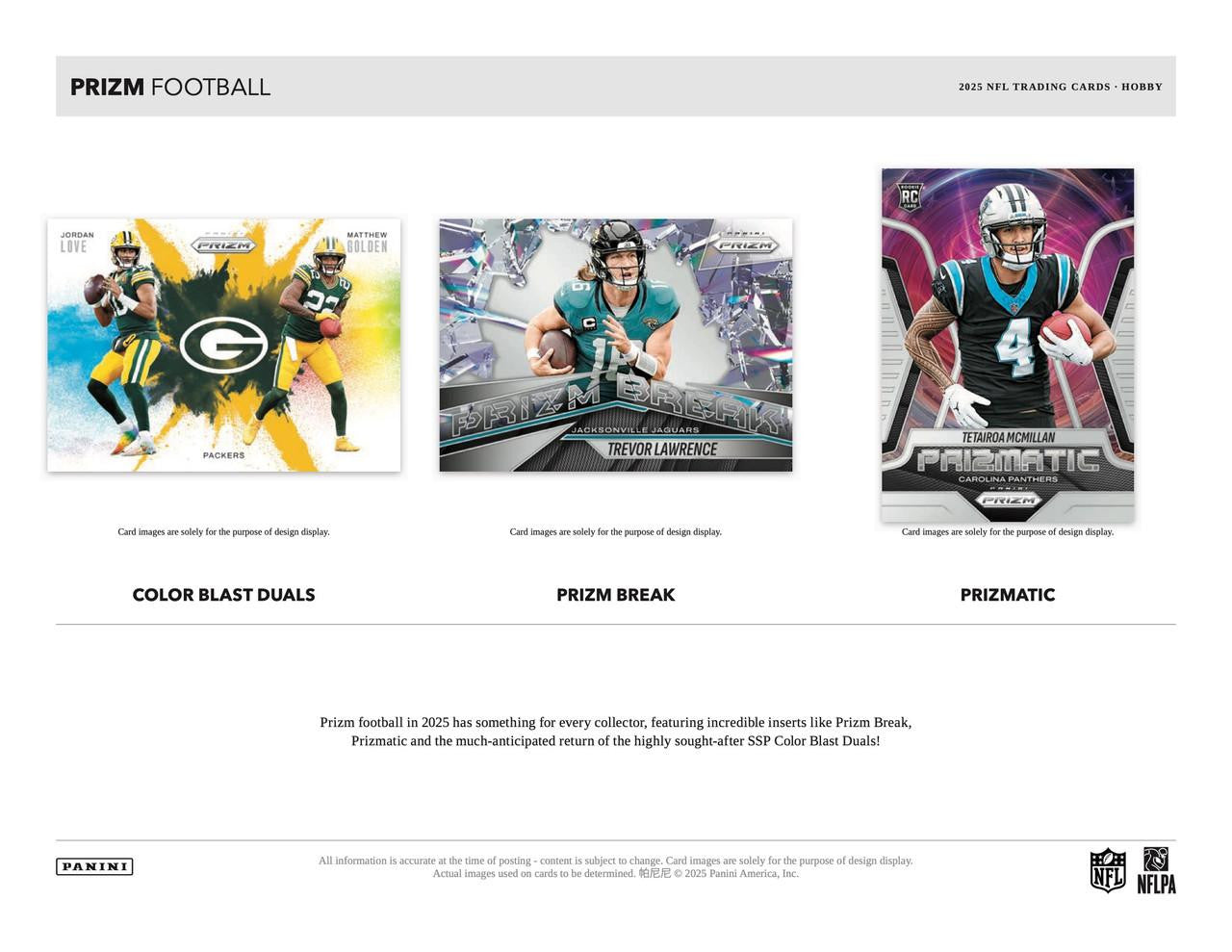 2025 Panini Prizm Football Hobby Box