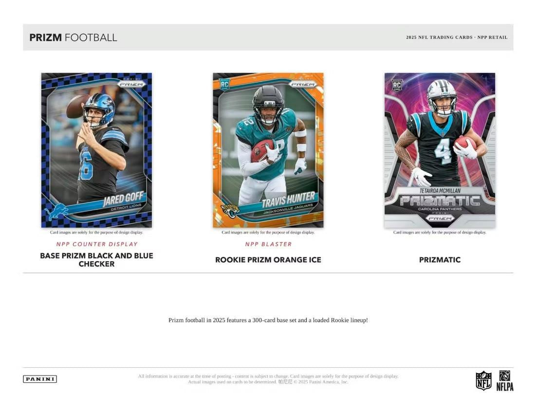 2025 Panini Prizm Football Retail Box CASE (20)