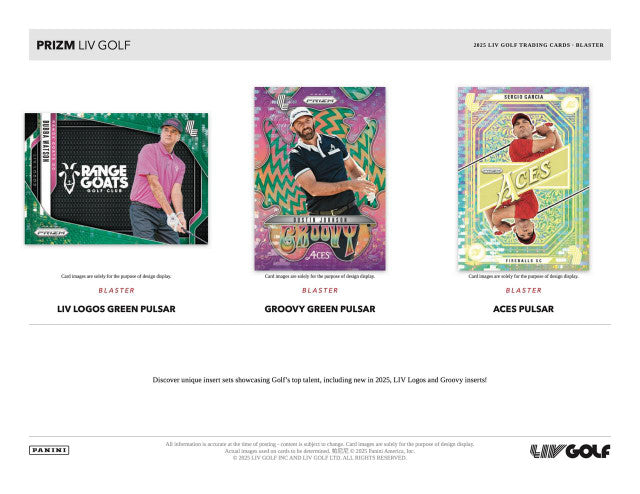 2025 Panini Prizm LIV Golf Blaster Box