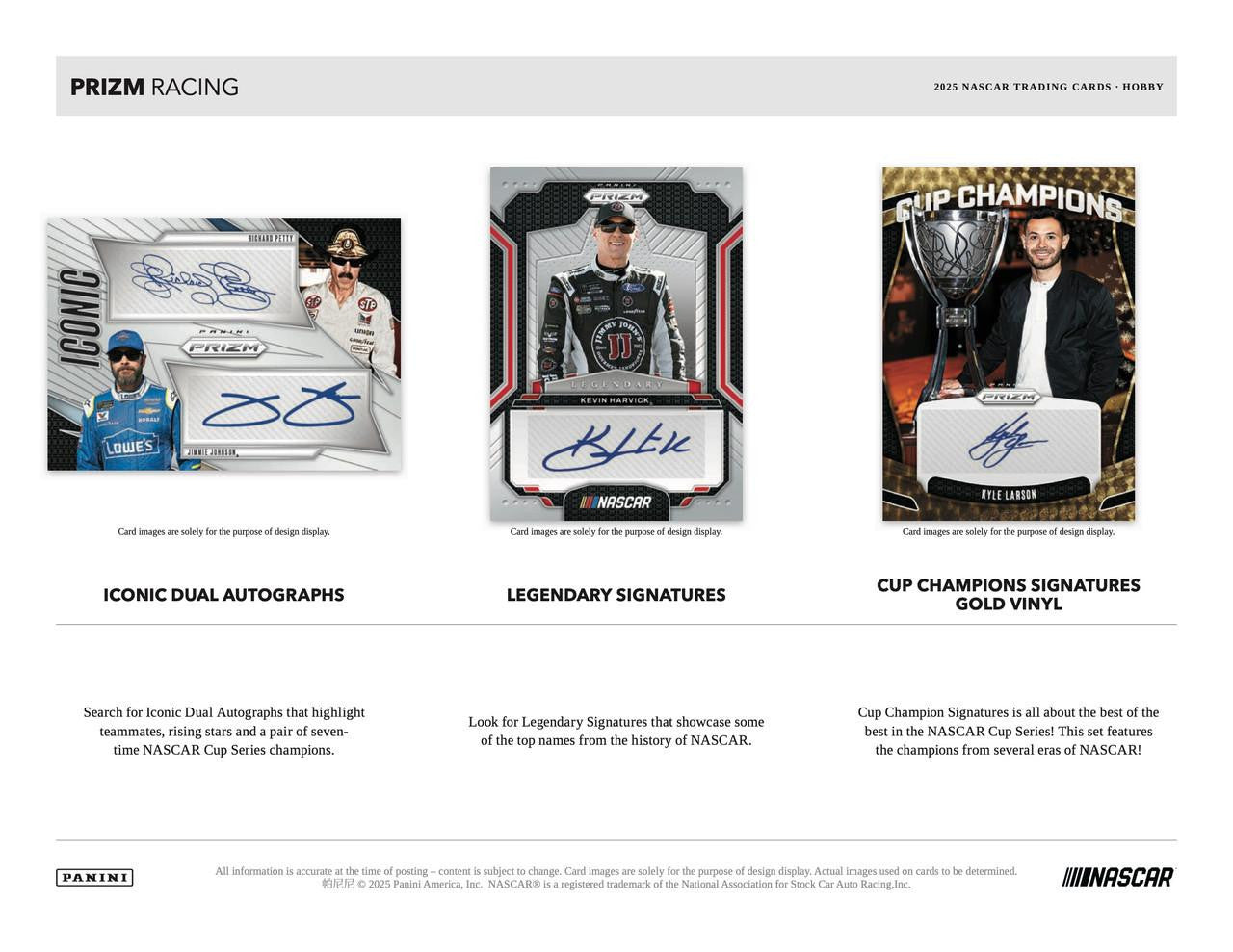 2025 Panini Prizm Racing Hobby Box