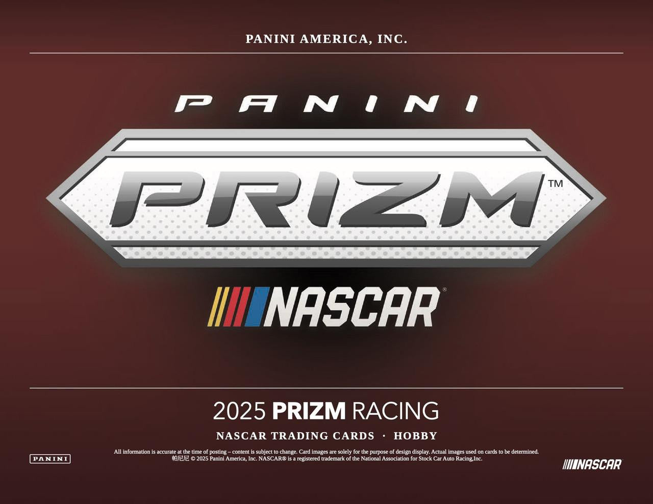 2025 Panini Prizm Racing Hobby Box