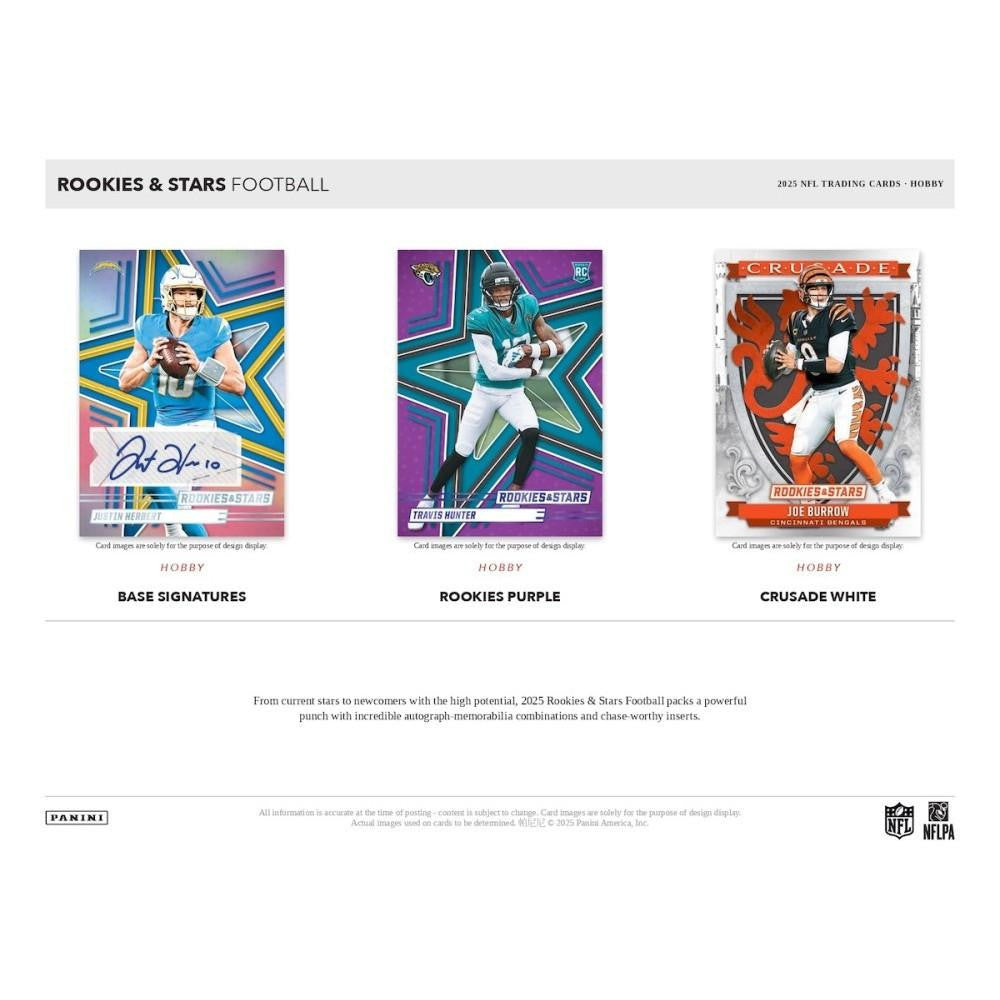 2025 Panini Rookies & Stars Football Hobby Box