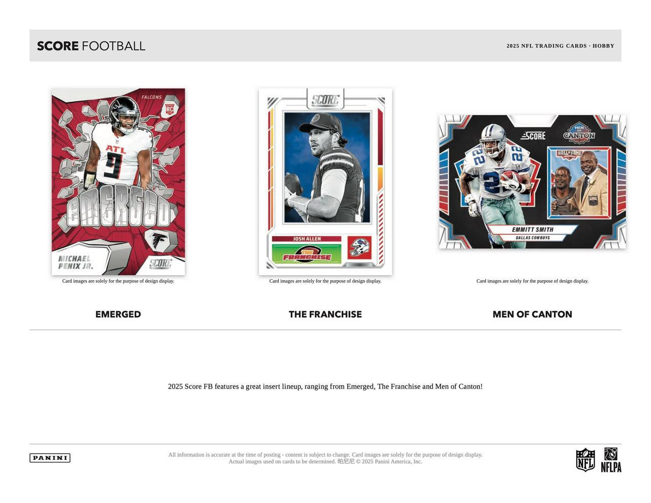 2025 Panini Score Football Hobby Box