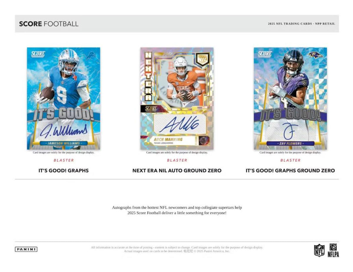 2025 Panini Score Football Mega Box