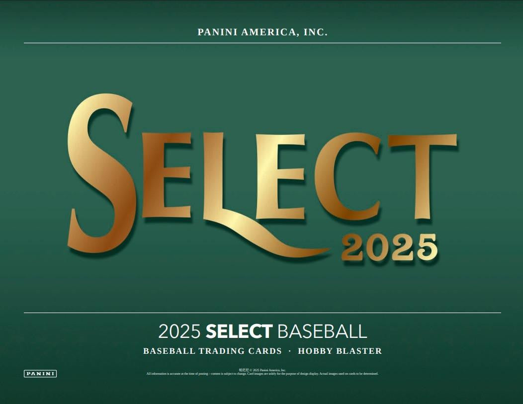 2025 Panini Select Baseball Hobby Blaster Box (Green Flash)