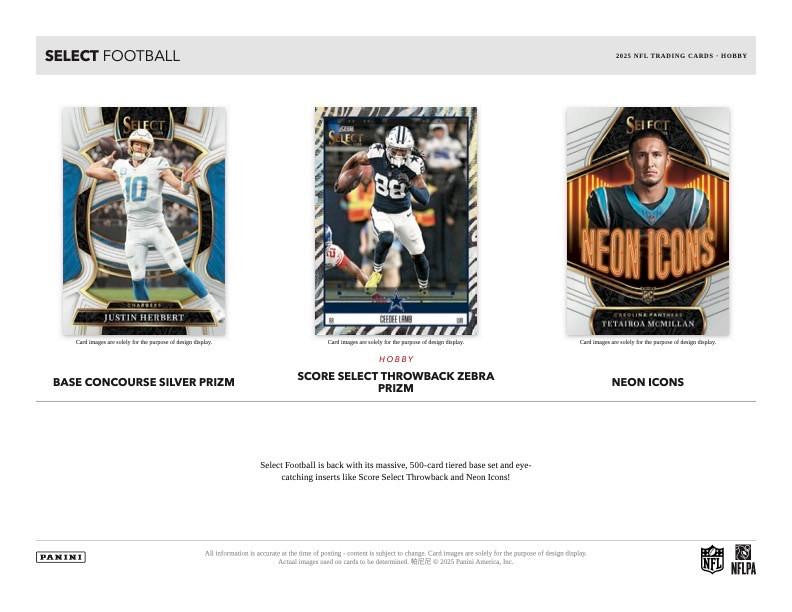 2025 Panini Select Football Hobby Box