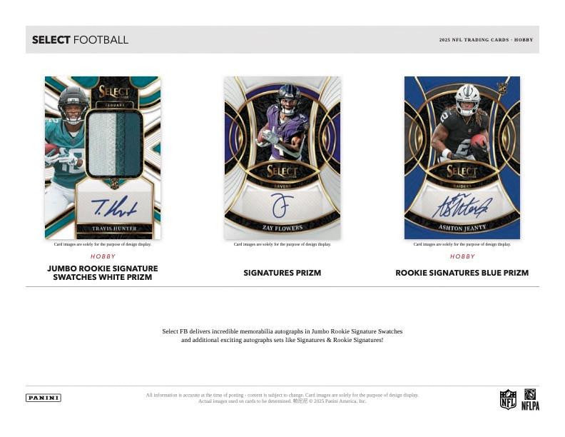 2025 Panini Select Football Hobby Box