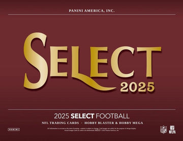2025 Panini Select Football Hobby Mega Box (Black & Orange)
