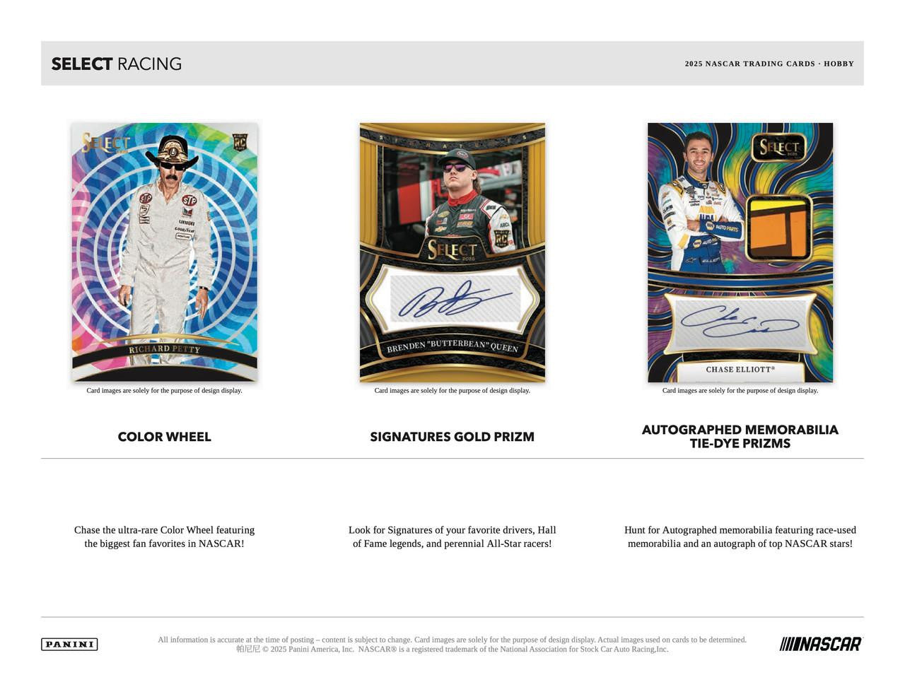 2025 Panini Select NASCAR Racing Hobby Box