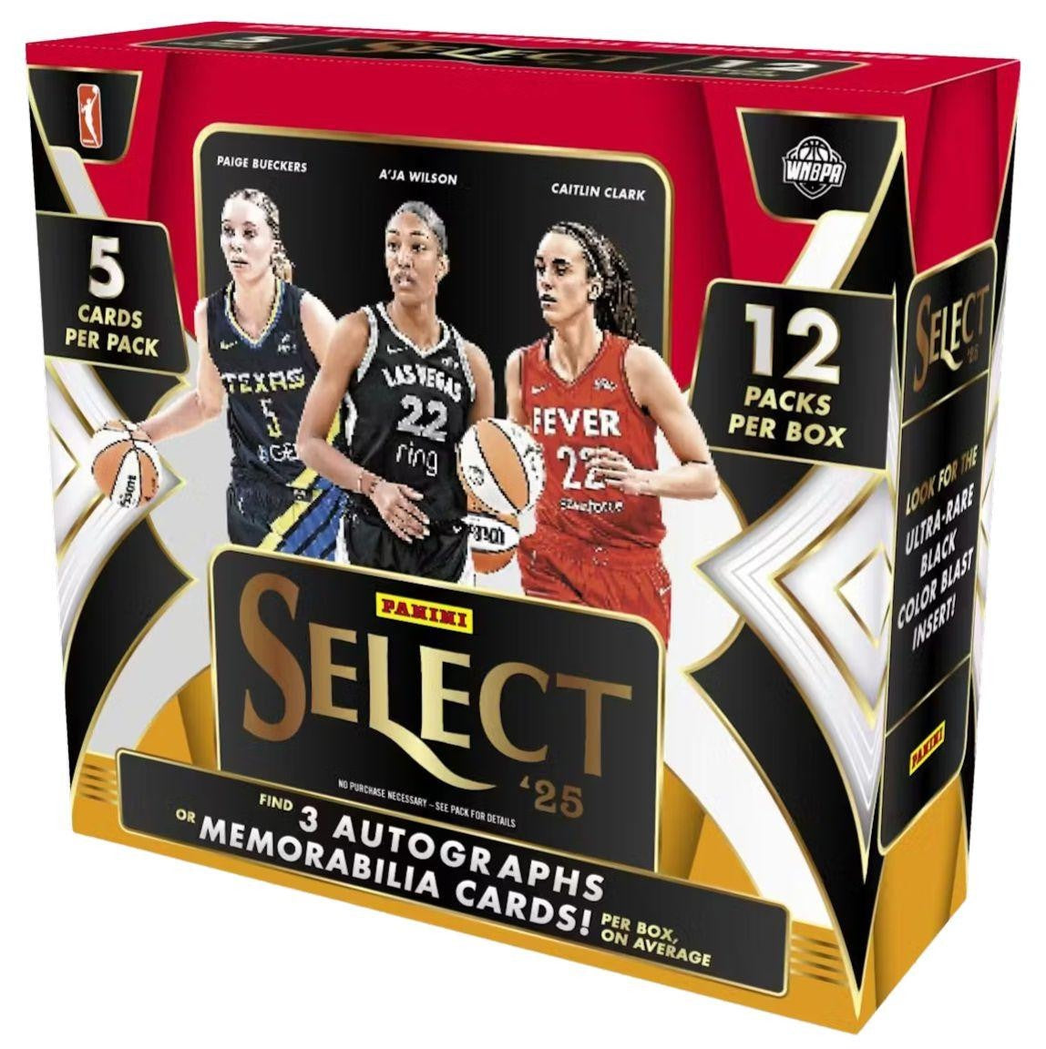 2025 Panini Select WNBA Basketball Hobby Box