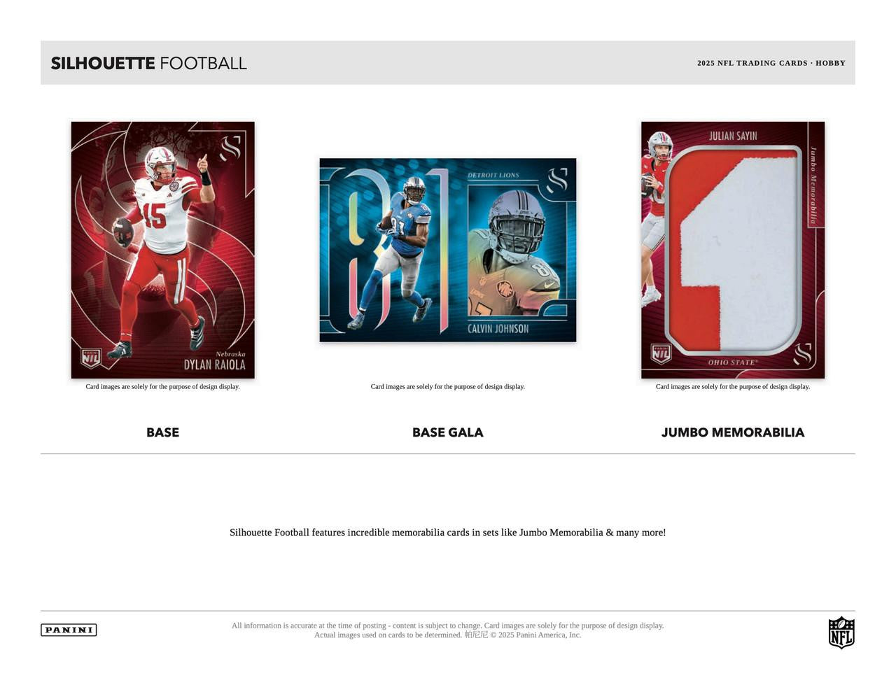 2025 Panini Silhouette Football Hobby Box