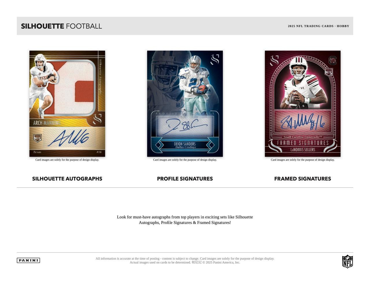 2025 Panini Silhouette Football Hobby Box