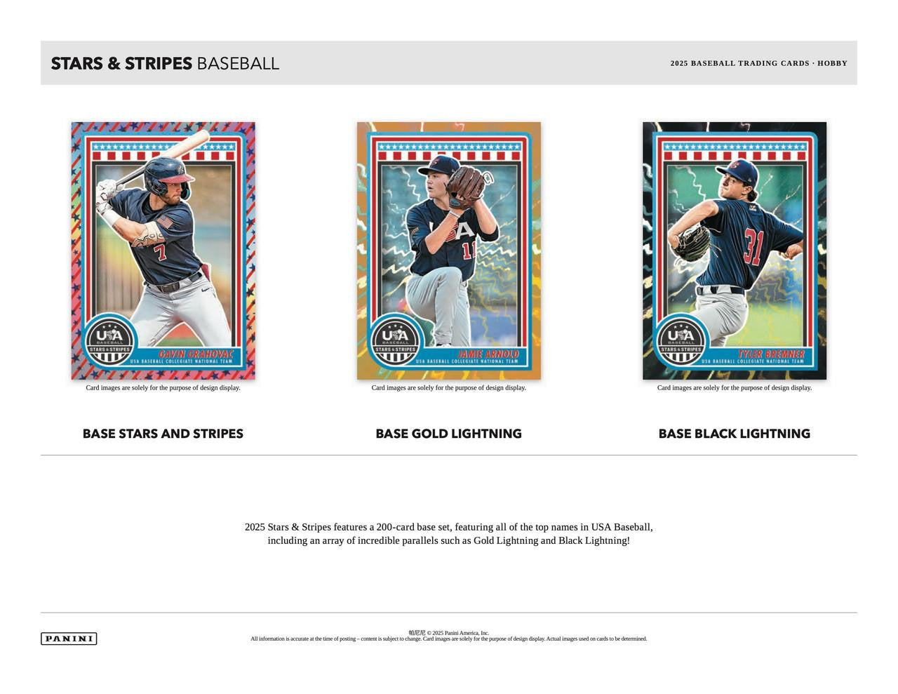 2025 Panini USA Stars & Stripes Baseball Hobby Box