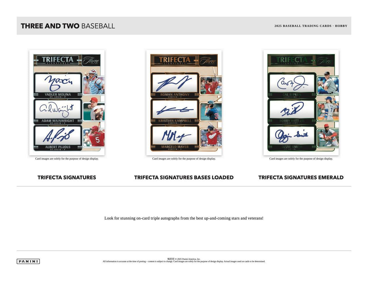 2025 Panini Three and Two Baseball Hobby Box