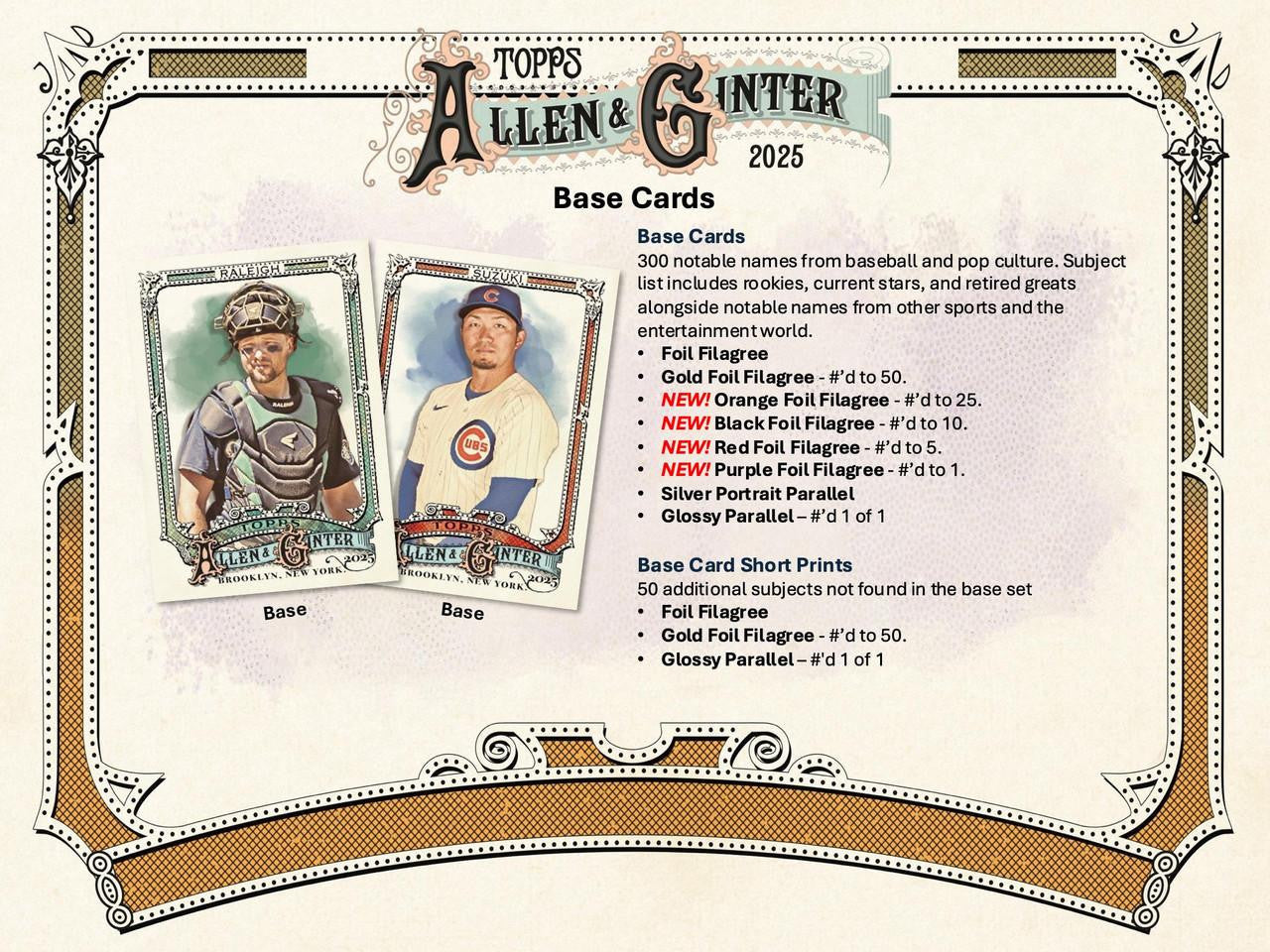 2025 Topps Allen & Ginter Baseball Blaster Box