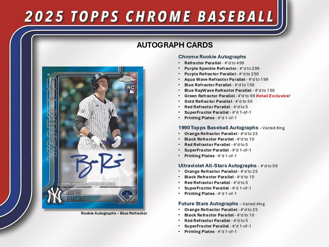 2025 Topps Chrome Baseball Blaster Box